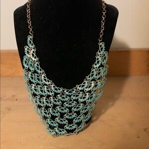 Elegant Turquoise Chain Necklace Reversible